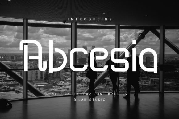 Abcesia: A Vintage-Inspired Typeface for Timeless Design
