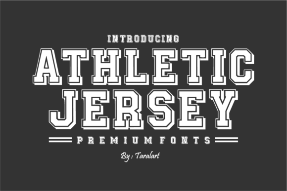 Athletic Jersey: A Premium Font for Championship Designs