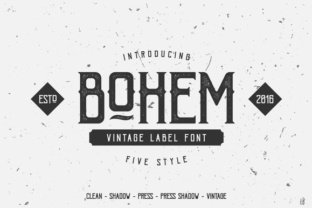 Bohem: The Vintage Display Font for Authentic Branding