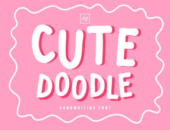 Cute Doodle: A Handwritten Font for Joyful Design