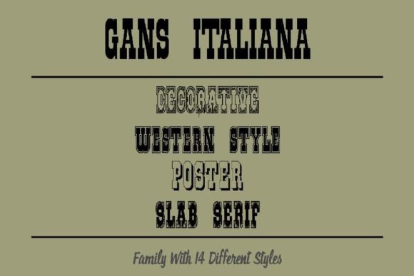 Discovering Gans Italiana: A Wood-Type Revival with Modern Soul