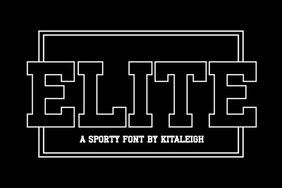 Elite: The Definitive Typeface for Athletic Branding