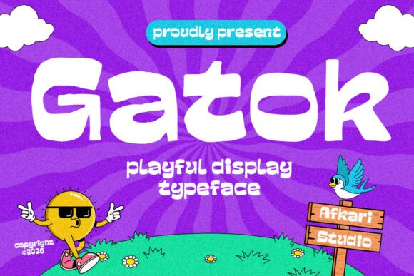 Gatok: The Playful Display Typeface for Vibrant Design