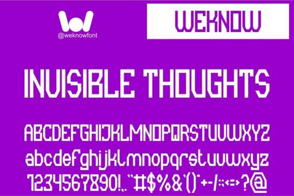 Invisible Thoughts: The Cyberpunk Typeface for Bold Brands
