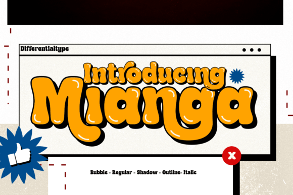 Mianga: The Retro Display Font for Modern Creatives