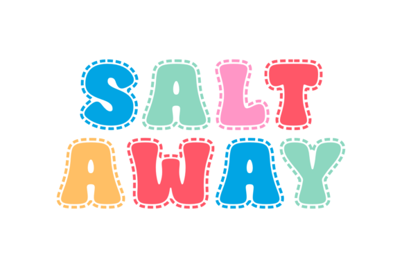 Salt Away: A Bold Typeface for Modern Branding