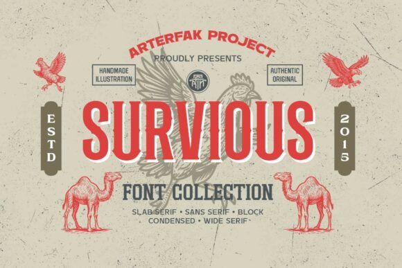 Survious: Crafting Timeless Industrial Typography