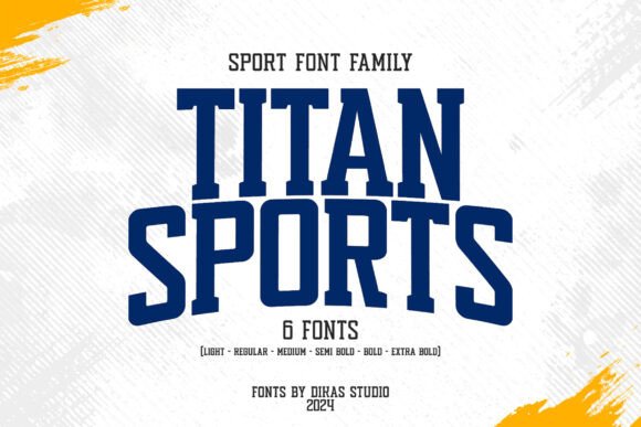 Titan Sports: The Bold Typeface for High-Impact Design