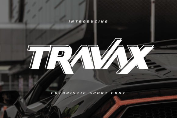 Travax: The Futuristic Sport Font for Bold Design