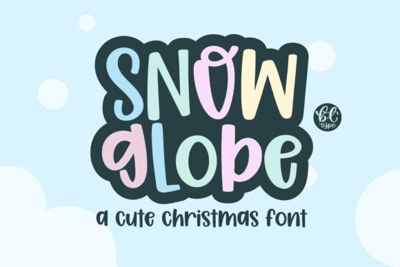 Warm Up Your Designs with the Snow Globe Christmas Font