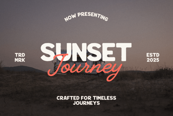 Warmth and Wanderlust: Using the Sunset Journey Font Duo